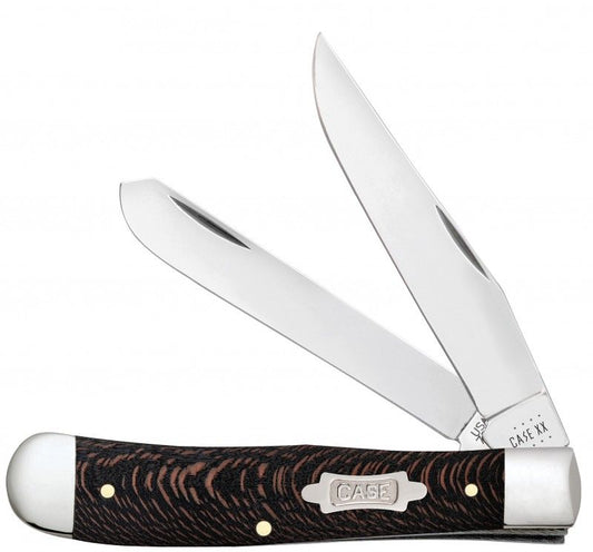 Case Knife Black Sycamore Trapper 25570