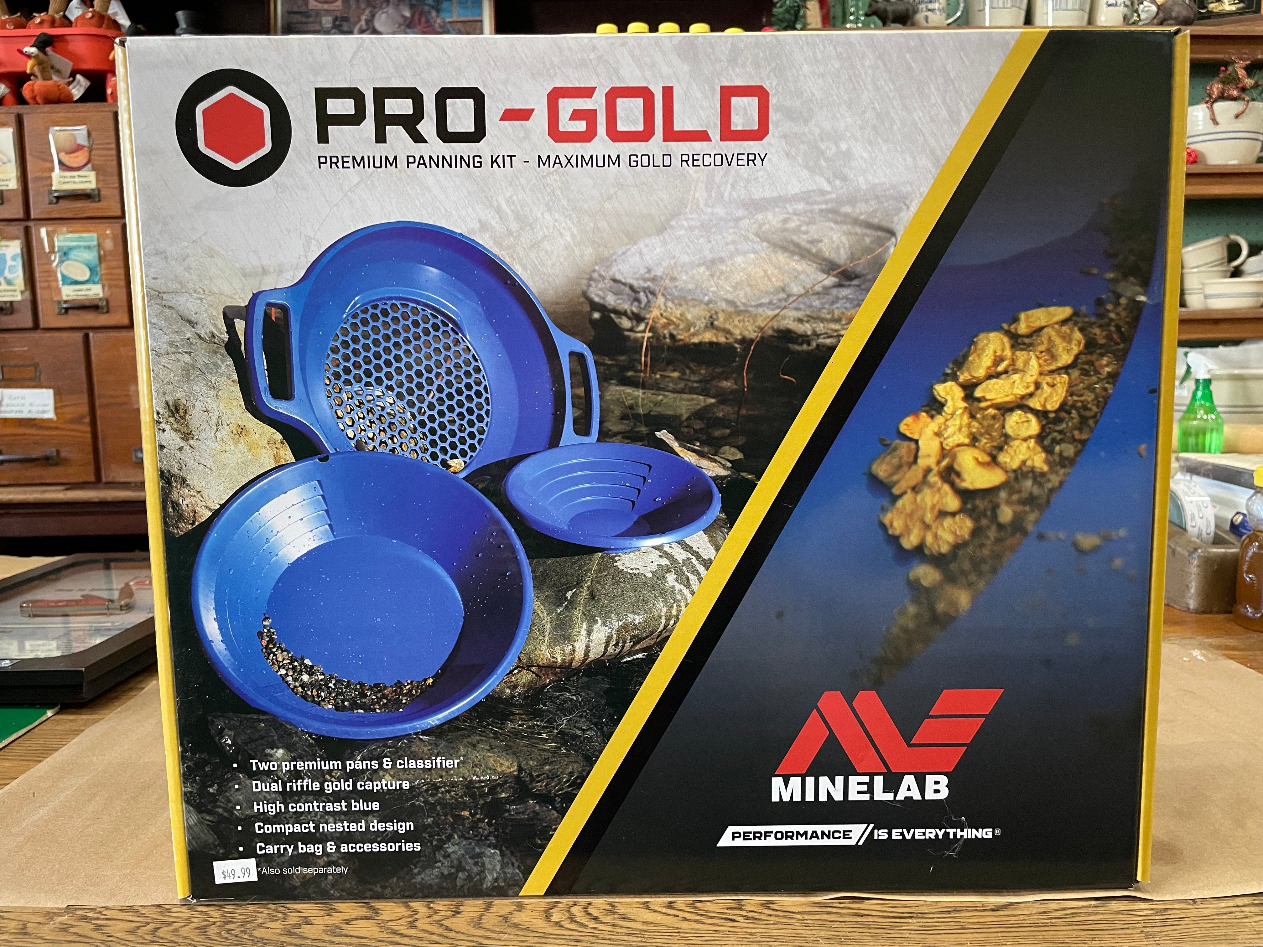 Sluice Fox Gold Panning Starter Kit For Kids Or Adults; Gold Snifter Bottle | 11 Inch Spiral Gold Pan With Dual Riffles; Basic Gold Prospecting Kit (11 Inch Green Color