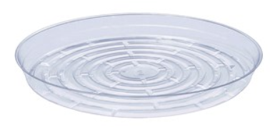 Clear Saucer 12 inch