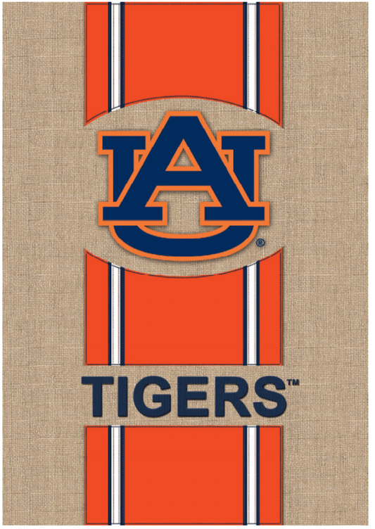 Auburn University Flag 28" x 44" Burlap