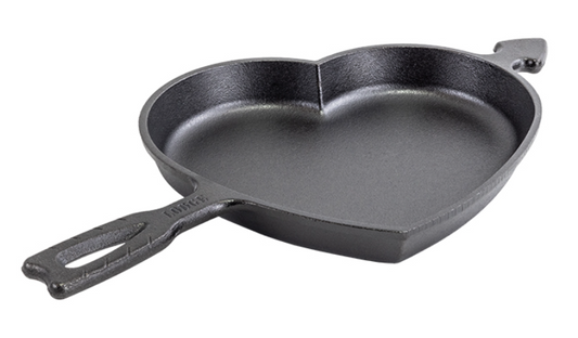 Lodge Cast Iron Heart Skillet LHRTSK