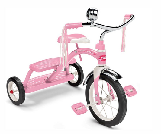 Radio Flyer Classic Pink Dual Deck Tricycle 33P