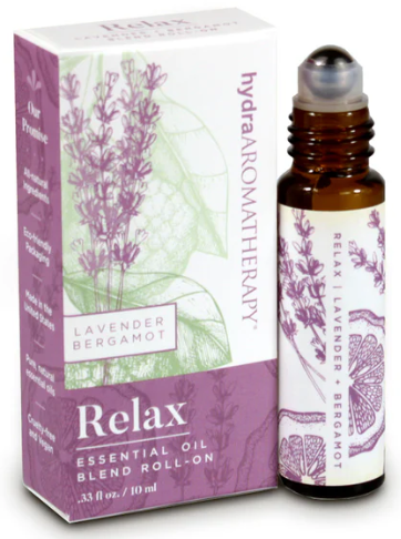 Hydra Aromatherapy Relax Roll on Essential Oil - Lavender Bergamot