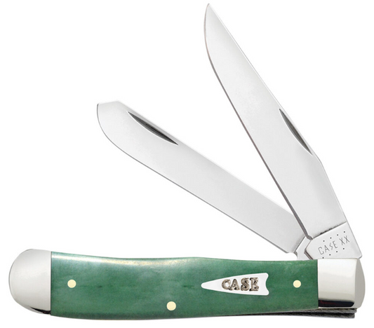 Case Knife Emerald Green Trapper 22859