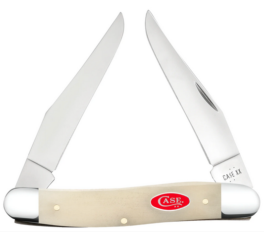 Case Knife Natural Bone Smooth Muskrat 14022
