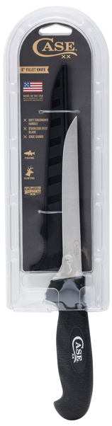 Case Knife Case Knife Black Synthetic Fillet Knife 6-inch W/Sheath 65670