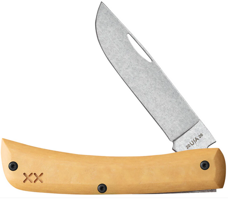 Case Knife Maple Valley Richlite W/Black G-10 Smooth XR Sod Buster Jr 66387