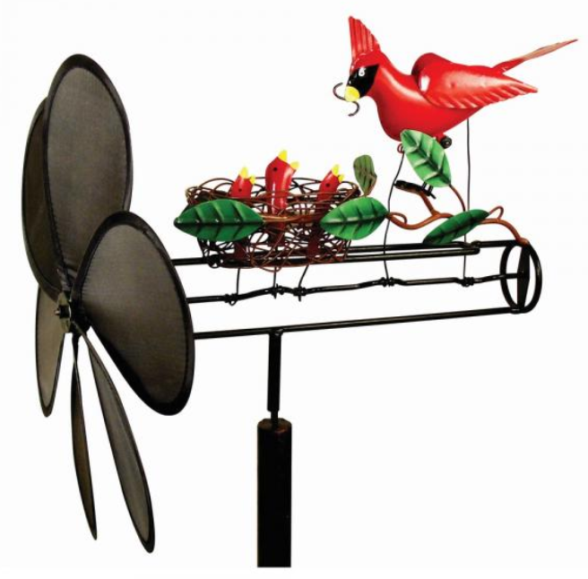 Cardinal Nesting Whirligig