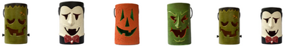 Halloween Cylinder Clay Luminary