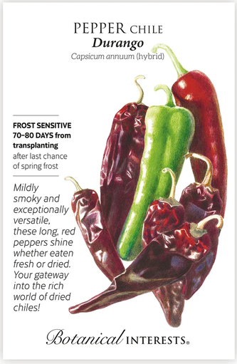 Durango Mirasol/Guajillo Chile Pepper Seeds