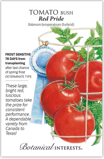 Red Pride Bush Tomato Seeds