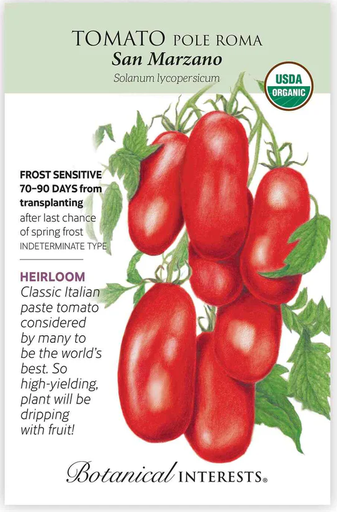 San Marzano Roma Pole Tomato Seeds
