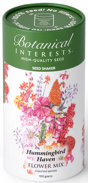 Hummingbird Haven Flower Mix Seed Shaker