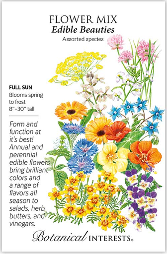 Edible Beauties Flower Mix Seeds