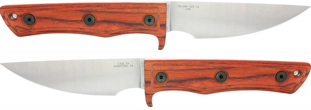 Case Knife Smooth Orange Peel Hardwood Composite Hunter 66660