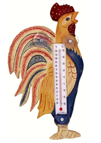 Rooster Thermometer