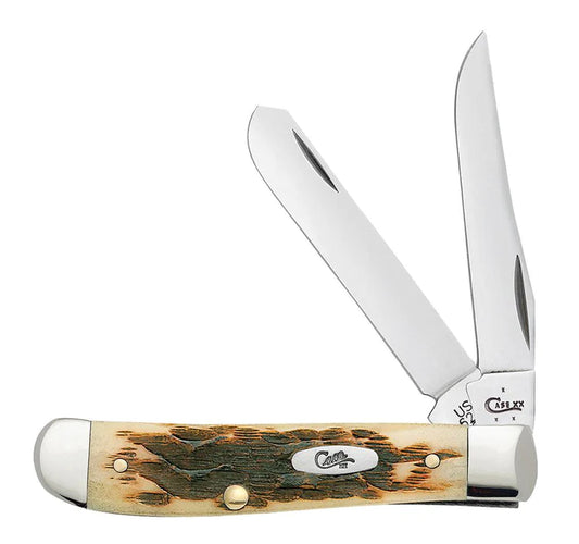 Case Knife Amber Peach Seed Jig 00013