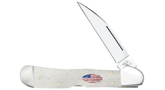 Case Knife Natural Bone CopperLock 14095