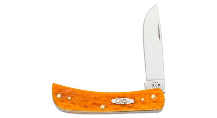 Case Knife Persimmon Orange Sod Buster Jr 26564