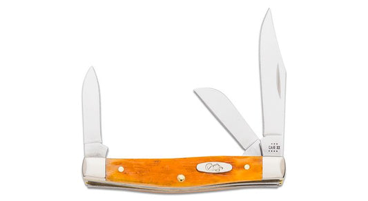 Case Knife Persimmon Orange Medium Stockman 26562