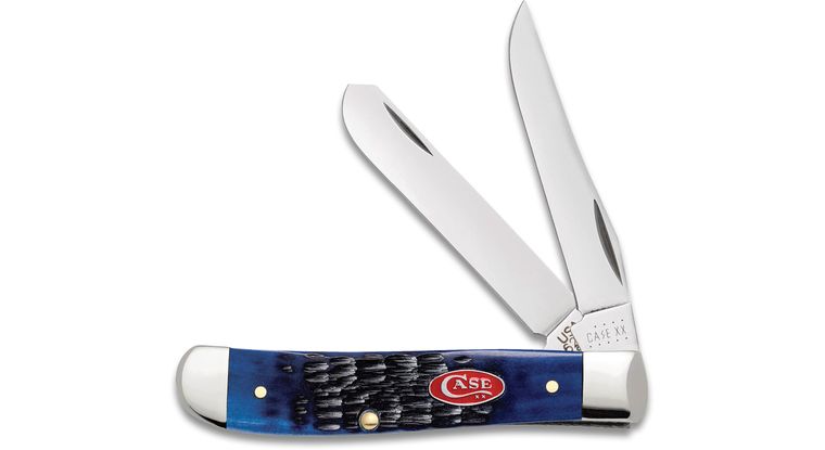 Case Knife Navy Blue Mini Trapper 07321