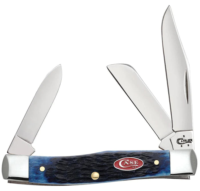 Case Knife Navy Blue Medium Stockman 07049