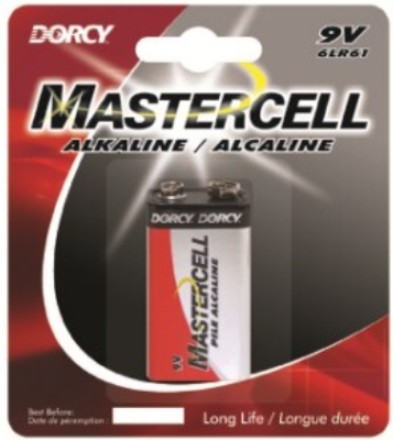 Battery 9V MasterCell Alkaline