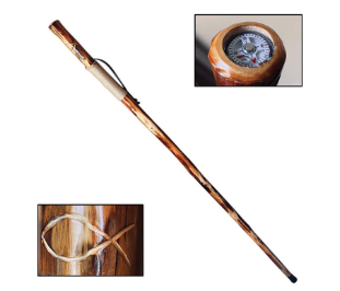 Hiking Stick Inspirational Fish