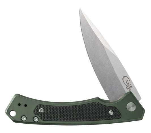 Case Knife Green Anodized G10 Marilla Inlay 25883