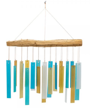 Caribbean Beach Driftwood Chime