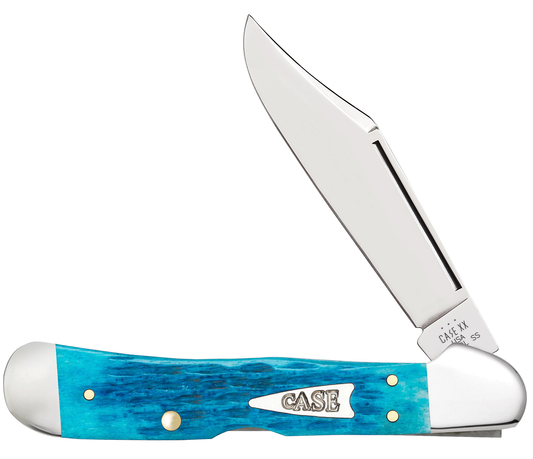Case Knife Sky Blue Bone Jig CopperLock 50646