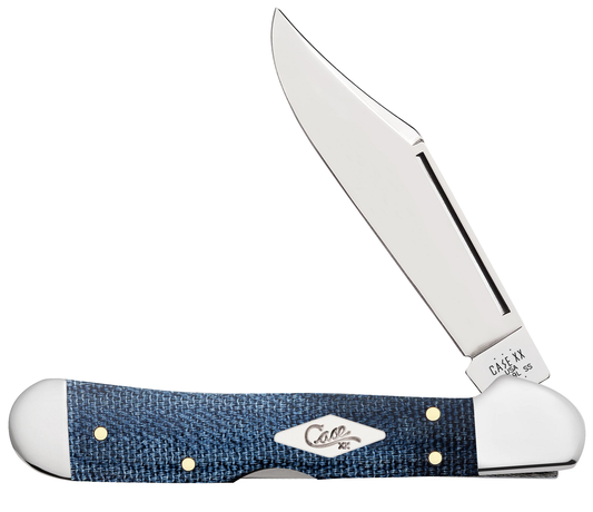 Case Knife Blue Denim Mini CopperLock 60512